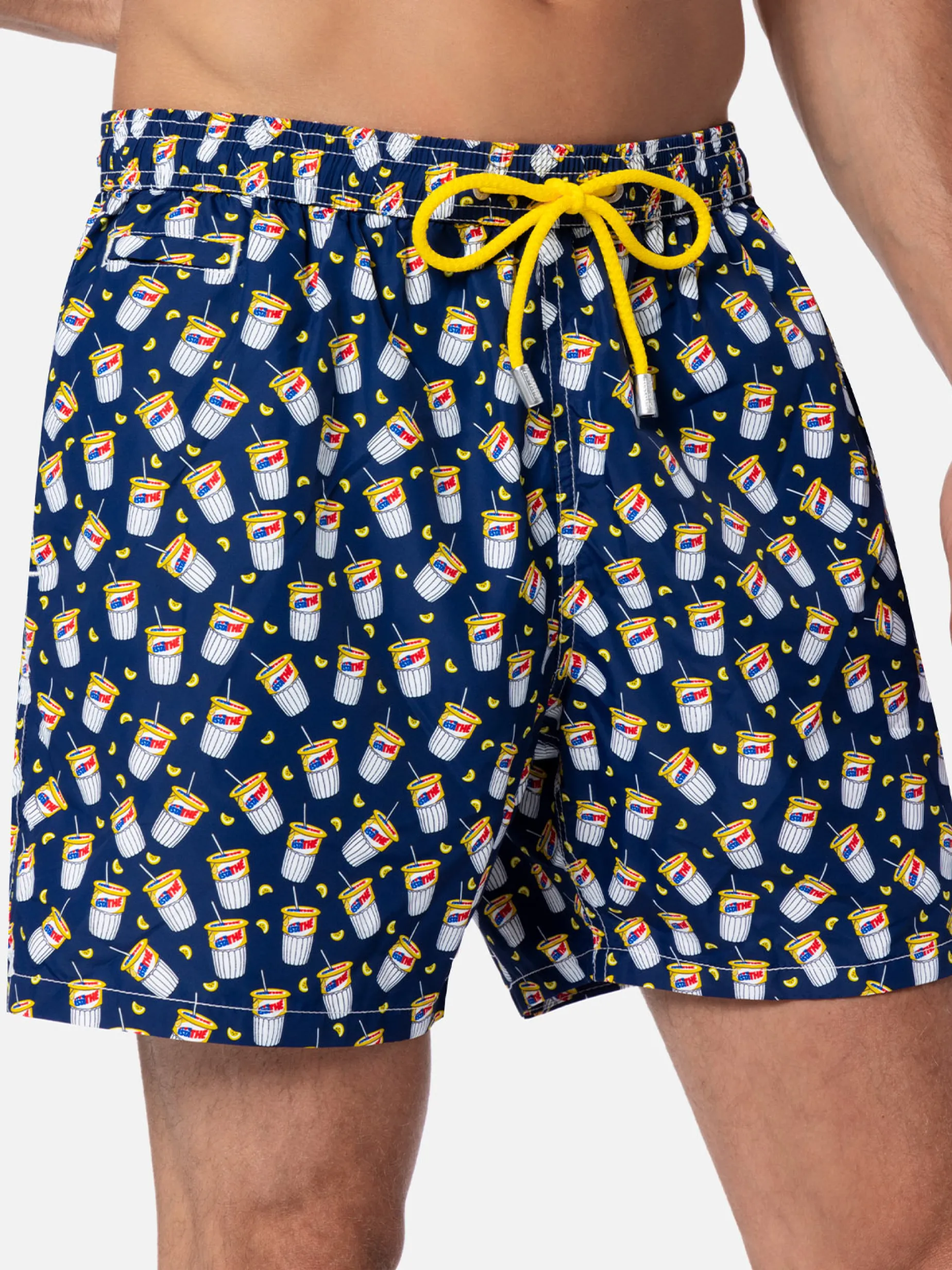 Herren-Badeshorts aus leichtem Stoff Lighting Micro Fantasy mit Scrooge-Aufdruck | ESTATHE' FERRERO SPECIAL EDITION