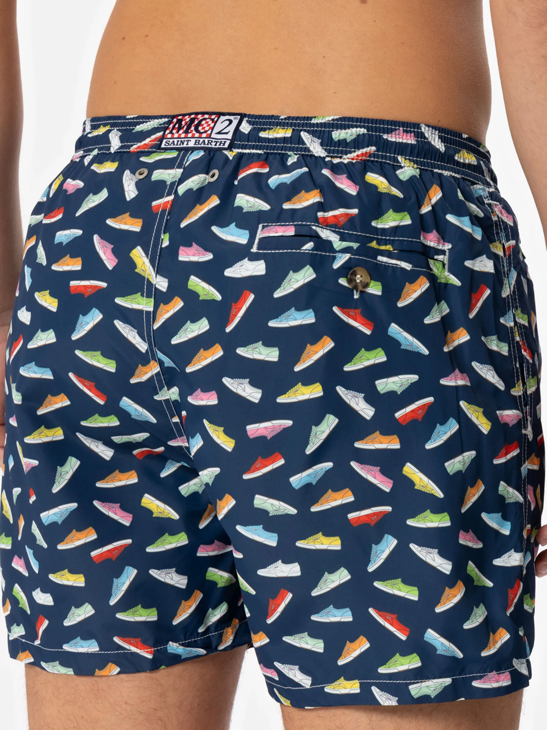 Herren-Badeshorts aus leichtem Stoff mit Superga-Aufdruck | SUPERGA® SONDEREDITION