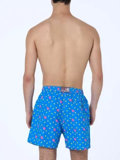Herren-Badeshorts aus leichtem Stoff Lighting Micro Fantasy mit Padel-Aufdruck