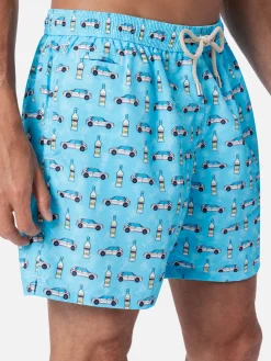 Herren-Badeshorts aus leichtem Stoff Lighting Micro Fantasy mit Lancia Delta-Aufdruck | LANCIA SONDEREDITION