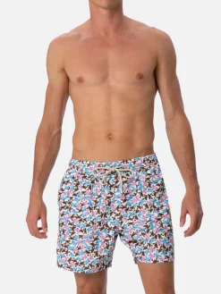 Herren-Badeshorts aus leichtem Stoff Lighting Micro Fantasy mit Krabben-Print
