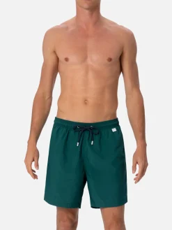Herren-Badeshorts aus leichtem Stoff in britischem Grün Lighting Pantone | PANTONE-SONDERAUSGABE