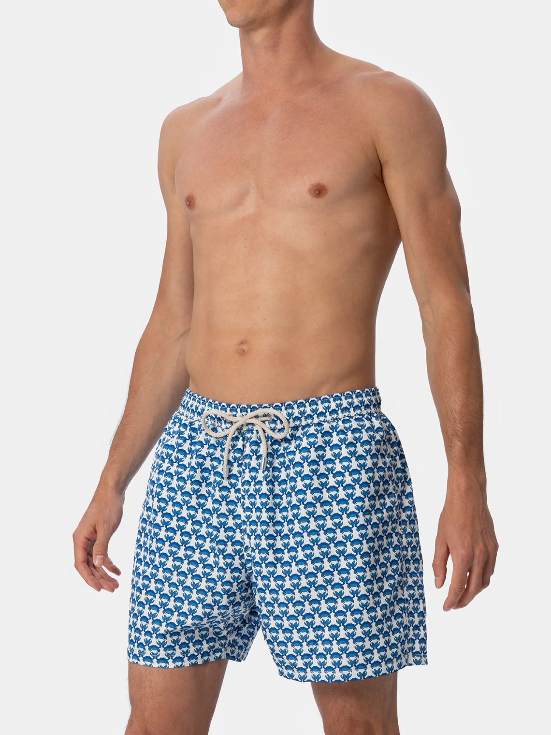 Herren-Badeshorts aus leichtem Stoff Lighting Micro Fantasy mit Krabbenprint