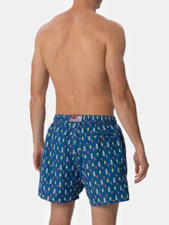 Herren-Badeshorts aus leichtem Stoff Lighting Micro Fantasy mit Cocktail-Print