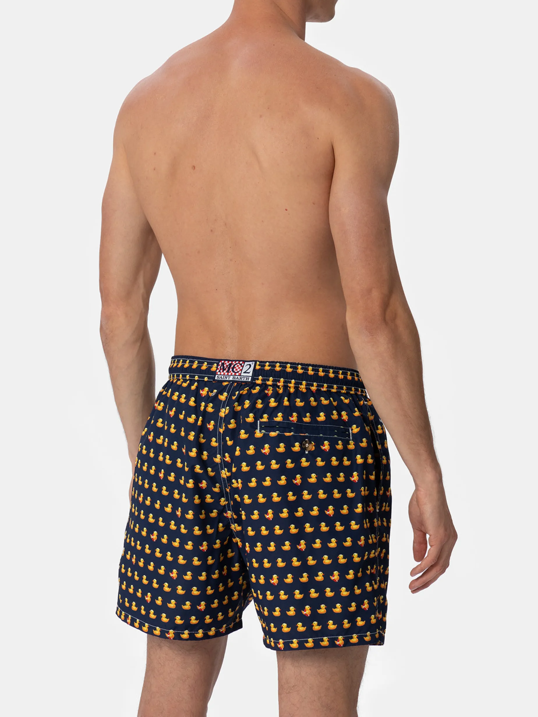 Herren-Badeshorts aus leichtem Stoff Lighting Micro Fantasy mit Entenprint