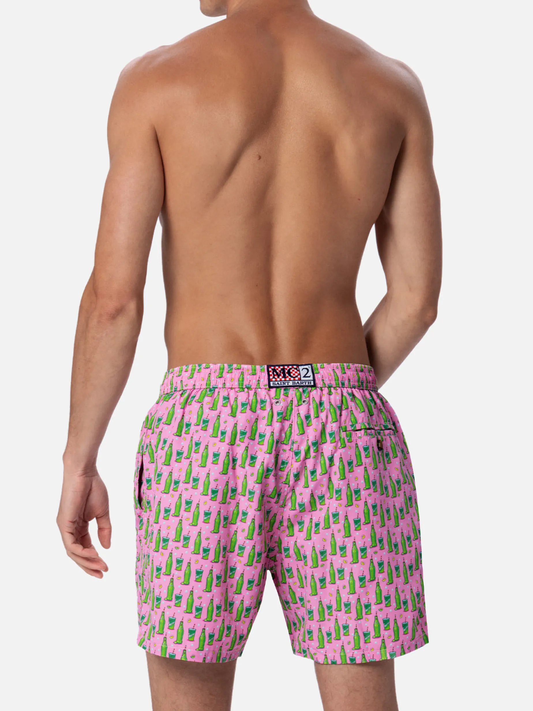Herren-Badeshorts aus leichtem Stoff Lighting Micro Fantasy mit Sprite-Aufdruck | DIE SONDERAUSGABE DER COCA COLA COMPANY
