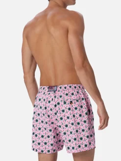 Herren-Badeshorts aus leichtem Stoff Lighting Micro Fantasy mit Uhrenaufdruck