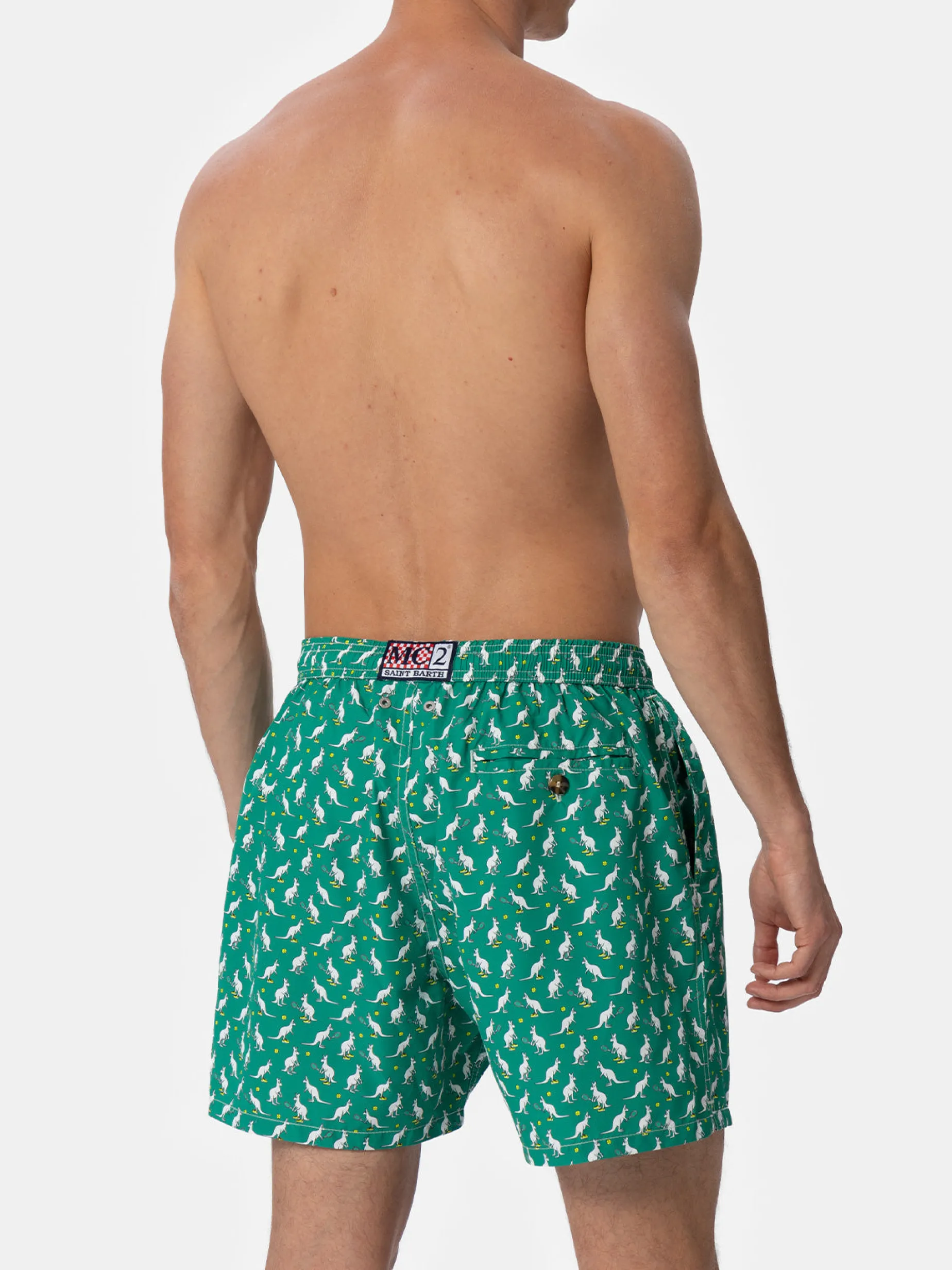 Herren-Badeshorts aus leichtem Stoff Lighting Micro Fantasy mit Känguru-Print | AUSTRALIAN BRAND SPECIAL EDITION