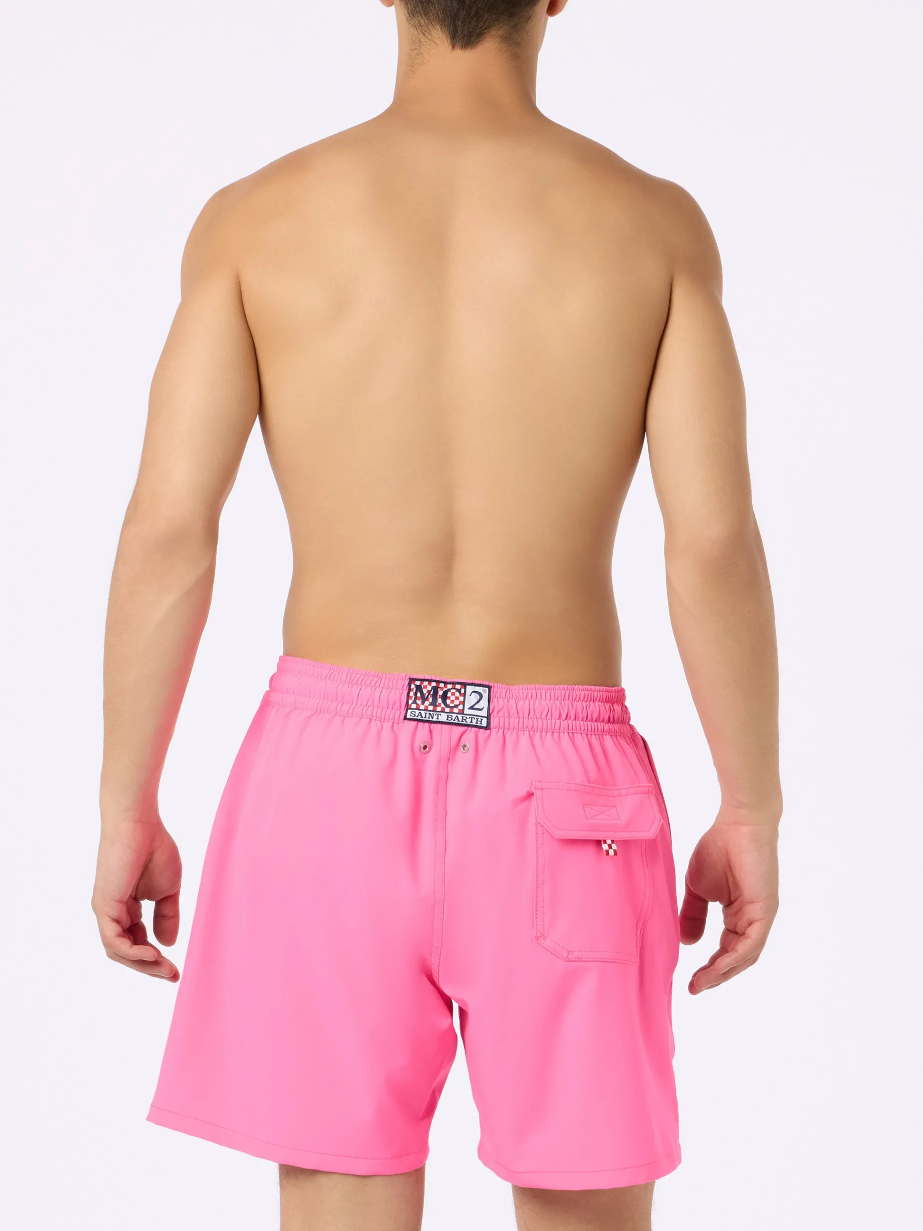 Herren-Badeshorts „Comfort“ mit „Mi girano le palline“-Stickerei | INSULTI LUMINOSI SONDEREDITION
