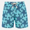 Herren-Badeshorts Lighting 70 aus leichtem Stoff mit Paisley-Print