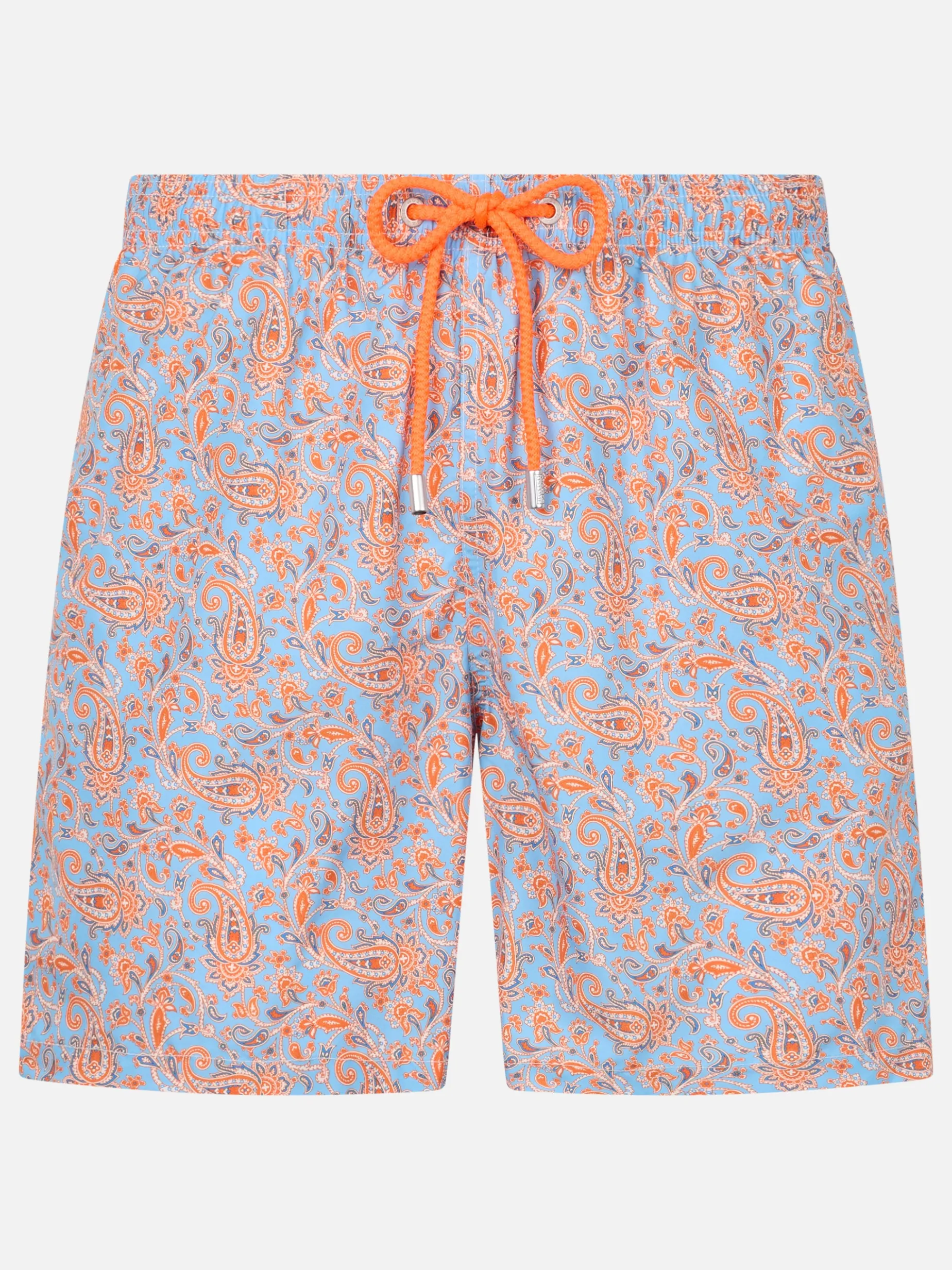 Herren-Badeshorts Lighting aus leichtem Stoff mit Paisley-Print