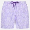 Herren-Badeshorts Lighting aus leichtem Stoff mit Paisley-Print
