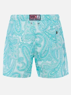 Herren-Badeshorts Lighting 70 aus leichtem Stoff mit Paisley-Print