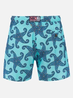 Herren-Badeshorts Lighting 70 aus leichtem Stoff mit Paisley-Print