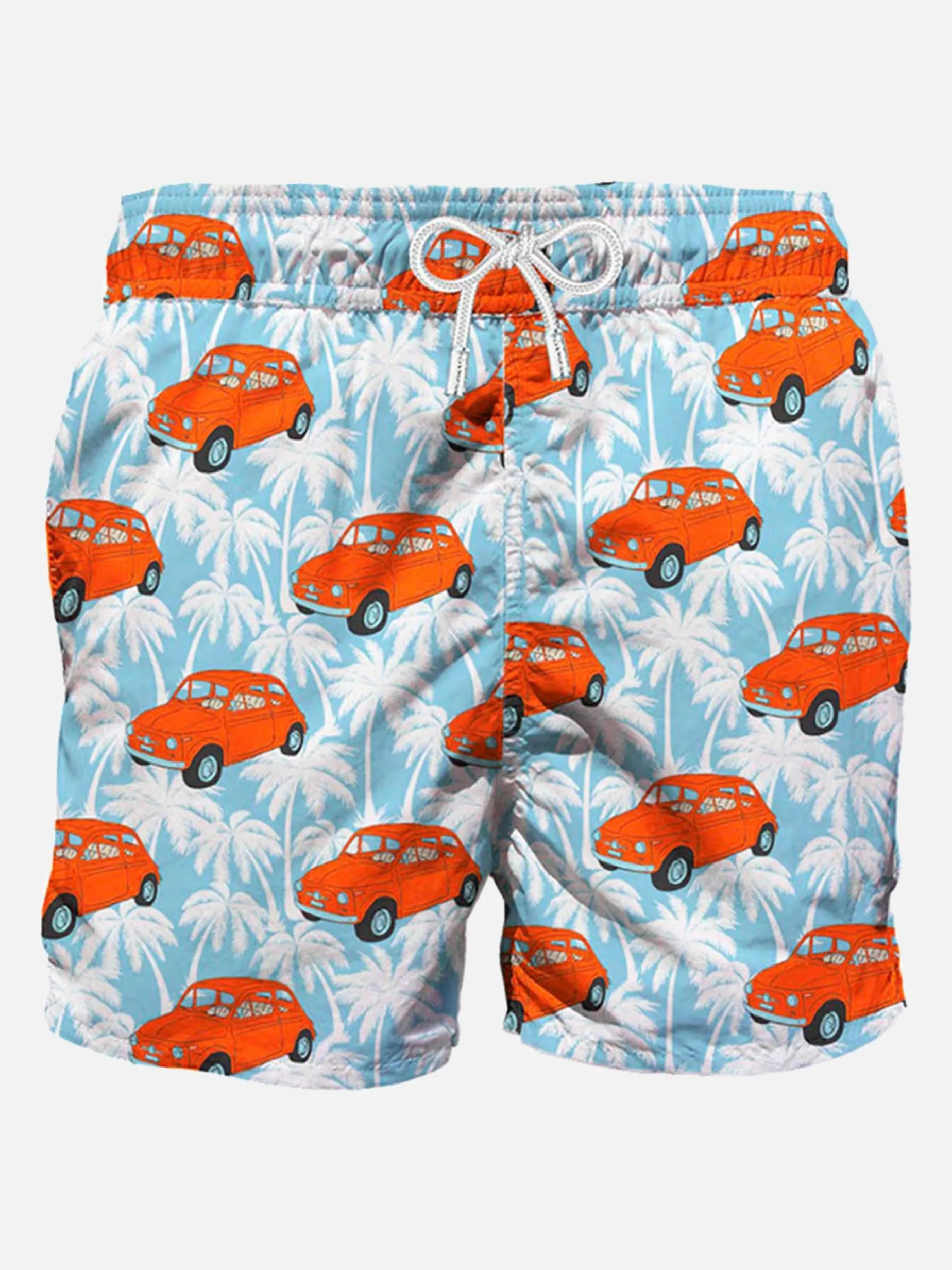 Herren-Badeshorts mit Fiat 500-Autoaufdruck | | FIAT© 500 Sonderedition