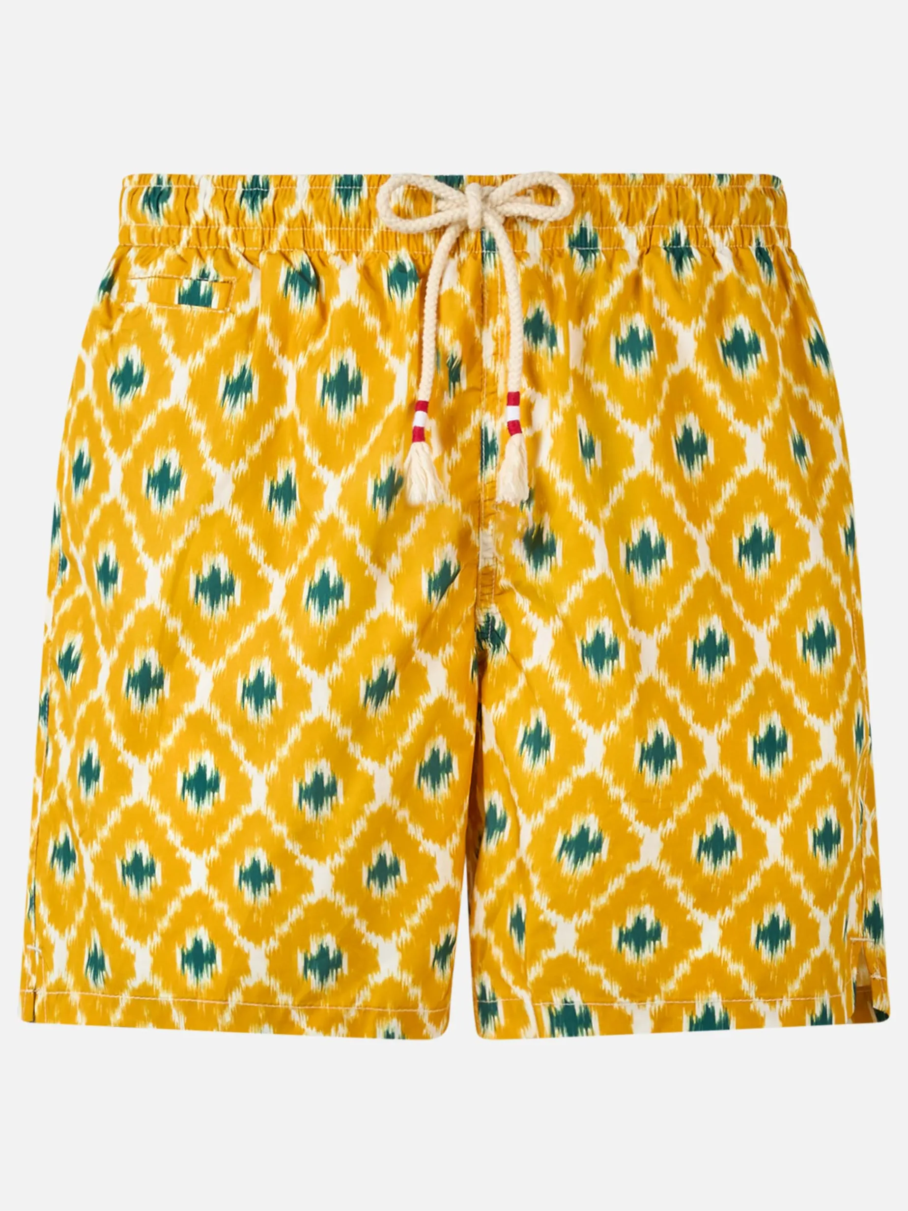 Herren-Badeshorts mit geometrischem Aufdruck