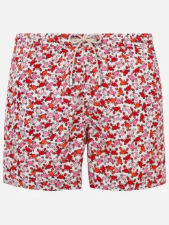 Herren-Badeshorts mit Krabben-Print