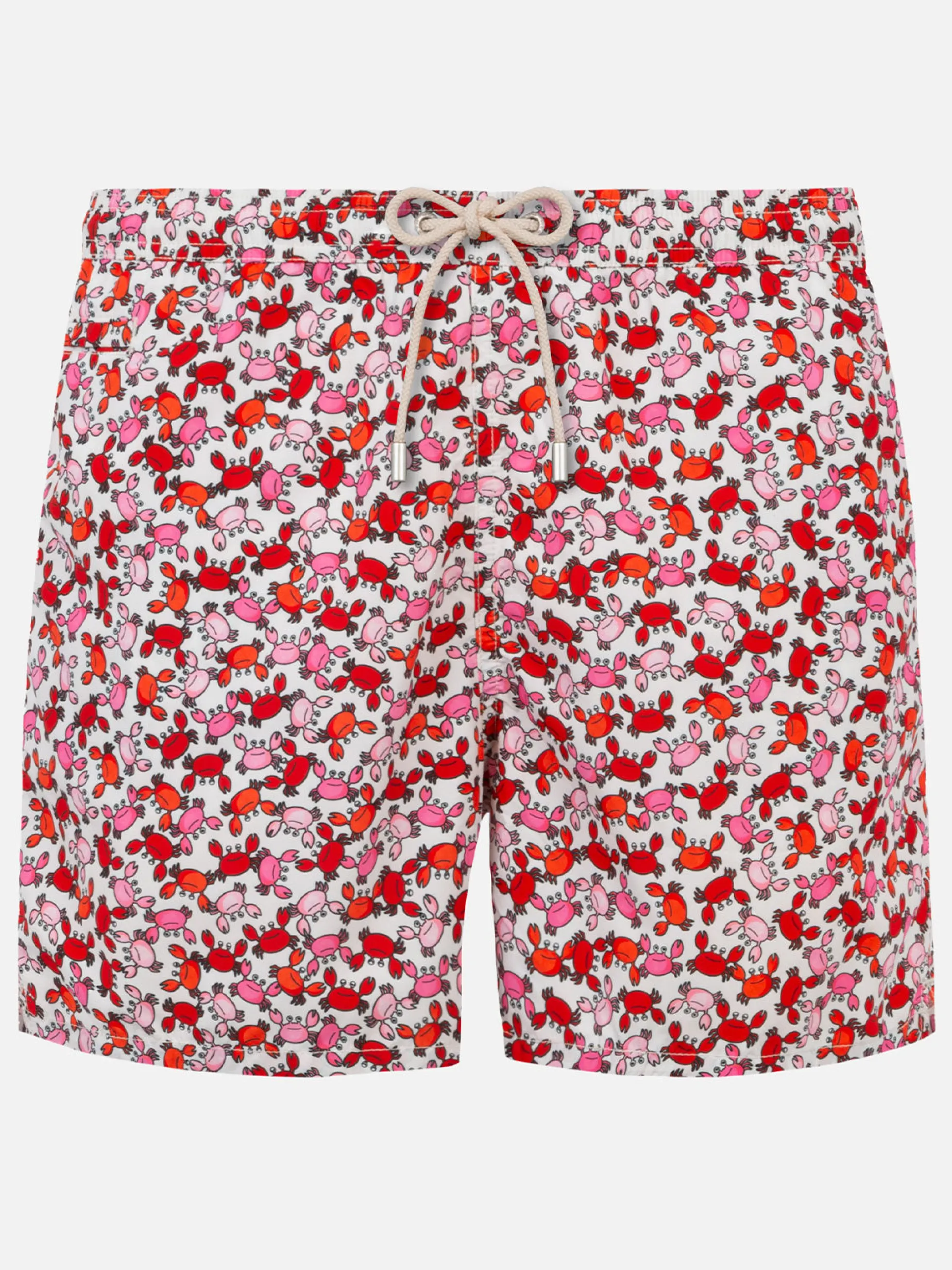 Herren-Badeshorts mit Krabben-Print