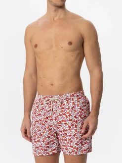 Herren-Badeshorts mit Krabben-Print