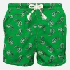 Herren-Badeshorts mit Paisley-Print