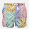 Herren-Bandana-Badeshorts