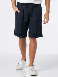 Herren-Bermuda in Blau mit Seitentaschen