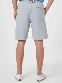 Herren-Bermudashorts aus grauem Melange-Baumwollfleece Randle