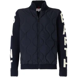 Herrenblaue wattierte Jacke