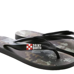 Herren-Flip-Flops mit Tarnaufnäher