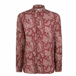 Herrenhemd mit Paisley-Print