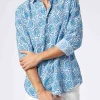 Herren-Hemd Sikelia aus Musselin-Baumwolle mit Paisley-Print