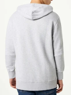Herren-Kapuzenpullover aus Baumwolle mit Aufnäher