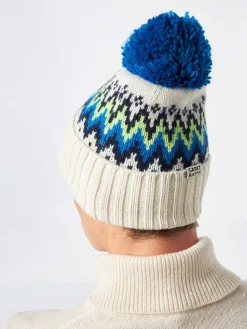 Herrenmütze mit isländischem Jacquard
