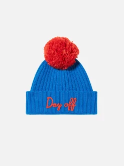 Herrenmütze mit Pompon