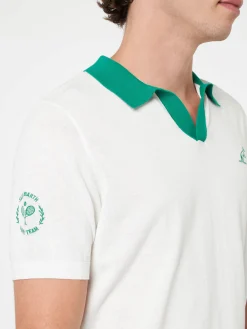 Herren-Poloshirt aus cremefarbenem Strick Newcomb | AUSTRALIAN BRAND SPECIAL EDITION