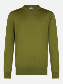 Herren-Pullover aus Pistazie-Merinowolle von Regent