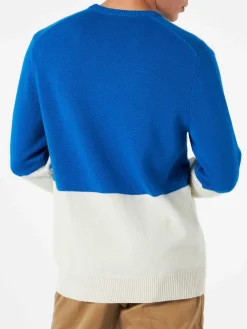 Herrenpullover Courma mit Vintage-Postkartendruck