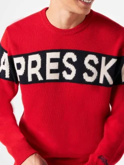 Herrenpullover mit Apres-Ski-Schriftzug