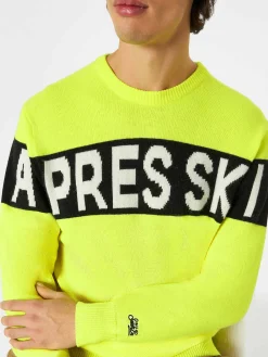 Herrenpullover mit Apres-Ski-Schriftzug