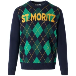Herrenpullover mit Argyle-Print