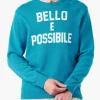 Herrenpullover mit Bello e Possibile-Aufdruck