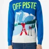 Herrenpullover mit Bergpostkarte