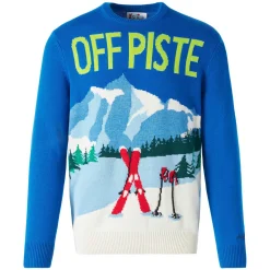 Herrenpullover mit Bergpostkarte