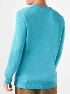 Herrenpullover mit Campiglio-Piraten-Stickerei