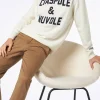 Herrenpullover mit Ciaspole e Nuvole-Aufdruck