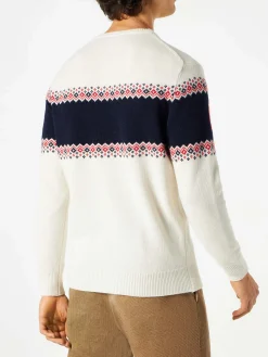 Herrenpullover mit Courma-Schriftzug