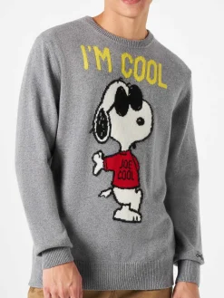 Herrenpullover mit grauem Rock Snoopy | SNOOPY – PEANUTS™ SONDEREDITION