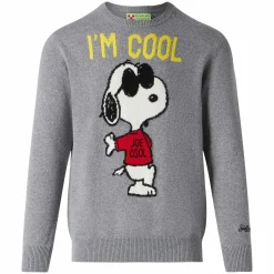 Herrenpullover mit grauem Rock Snoopy | SNOOPY – PEANUTS™ SONDEREDITION