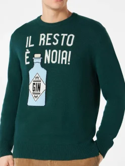 Herrenpullover mit Il Resto è Noia-Aufdruck