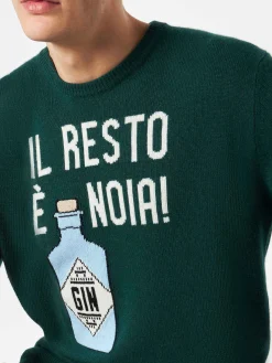 Herrenpullover mit Il Resto è Noia-Aufdruck